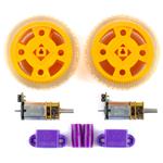 Maker Essentials - Micro-motors & Grippy Wheels
