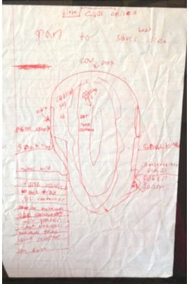 Bishop Curry's first sketch of Oasis