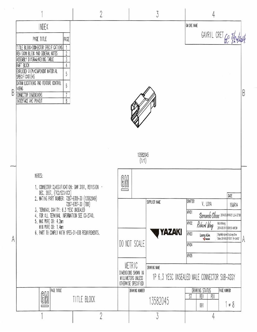 Yazaki Automotive Connectors Datasheets Mouser