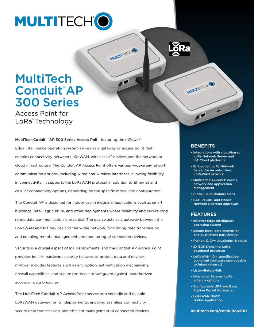 Datasheet for Manufacturer: MultiTech