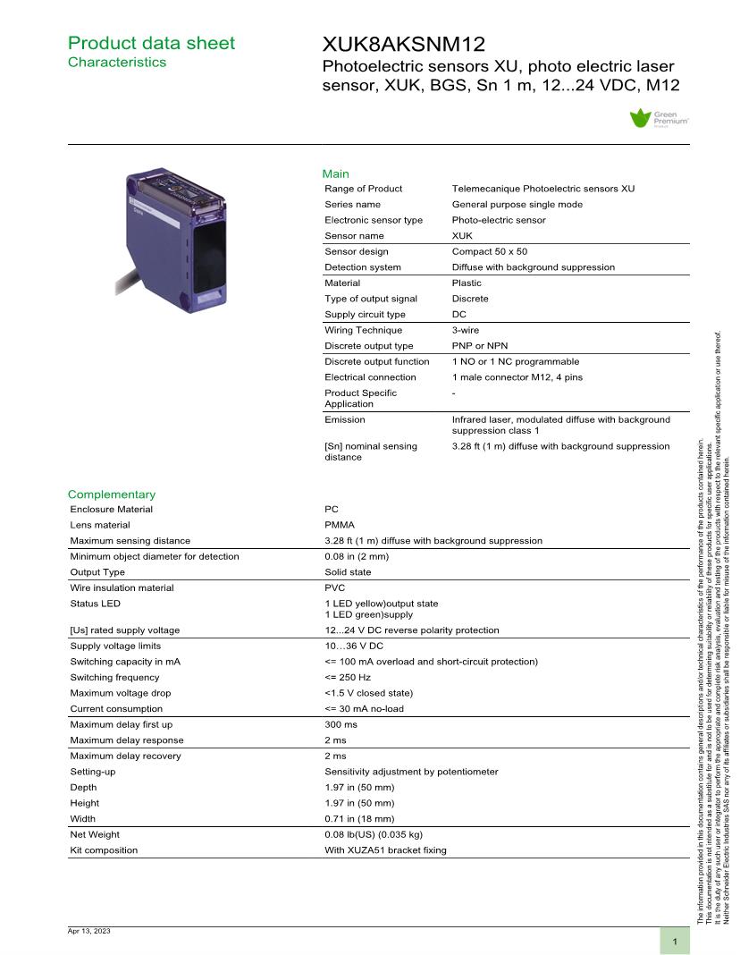 Telemecanique Sensors Photoelectric Sensors Datasheets Mouser