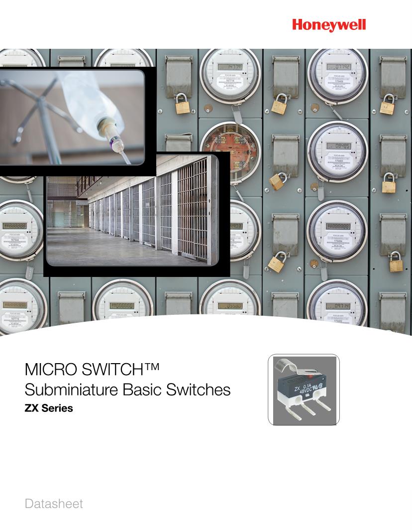 MICRO SWITCH™ ZX Series Subminiature Basic Switches