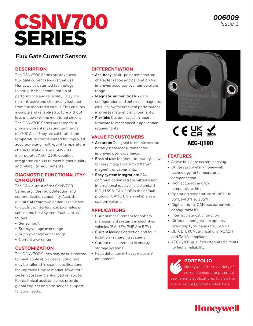 Current Sensors Datasheets Mouser