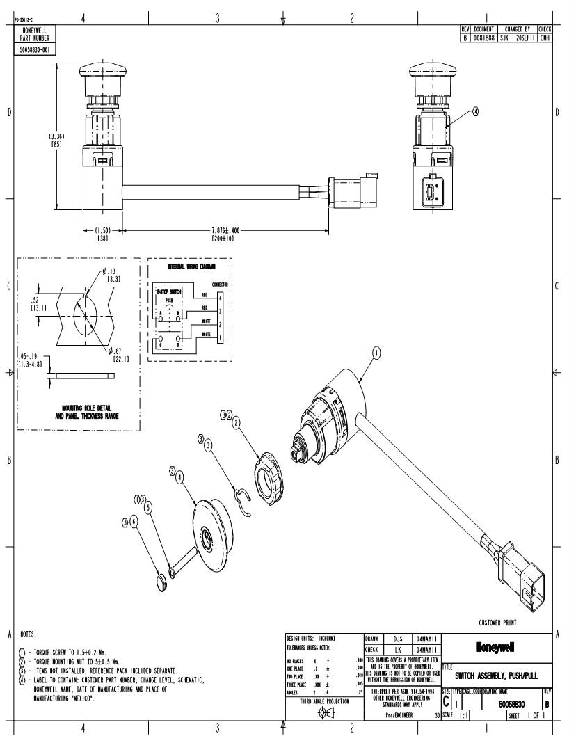 Honeywell Electromechanical Datasheets Mouser