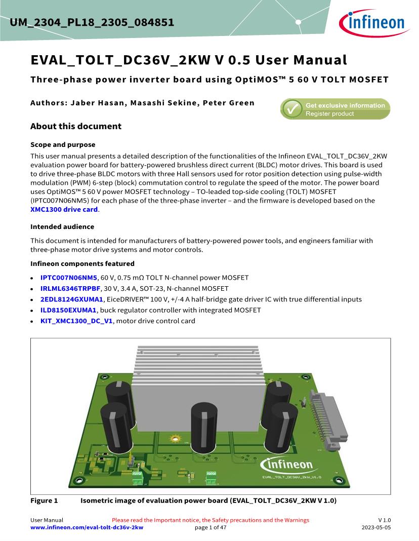 Datasheet for Manufacturer: Infineon