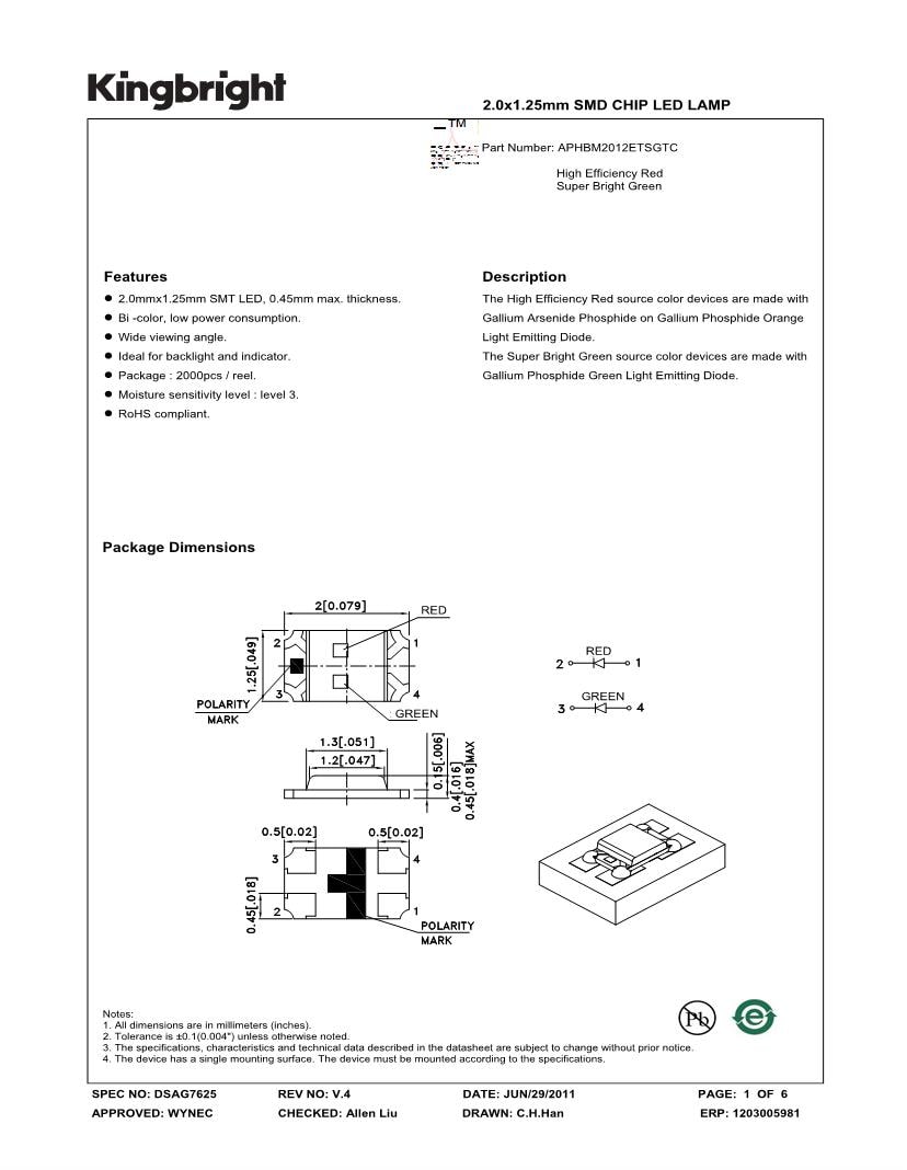 0805 Red Led Datasheet Wholesale Savings