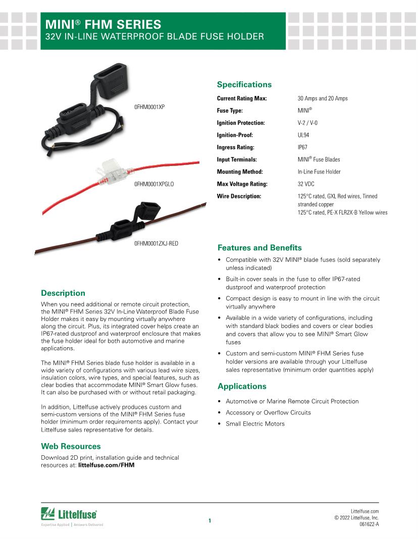 Search results for 0FHM0003ZXJB Fuse Holder Datasheets Mouser