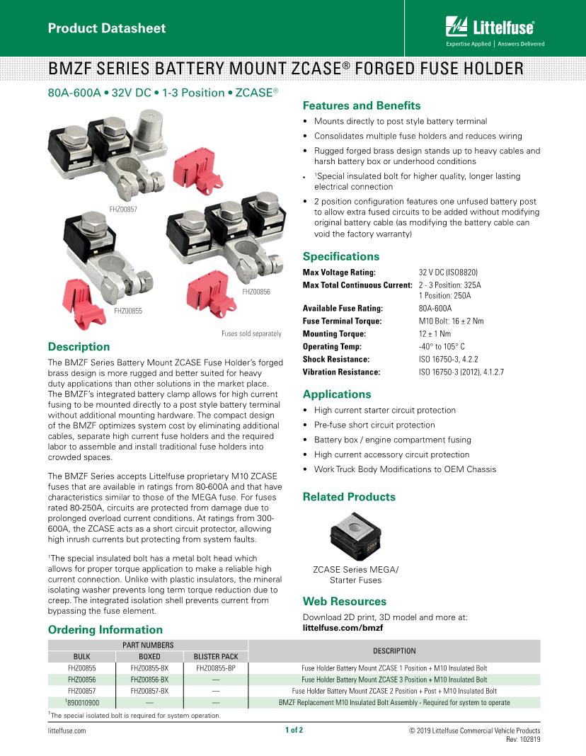 Fuse Holder Datasheets Mouser