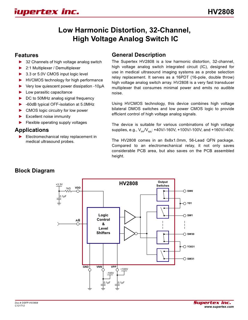 Spdt Switch Datasheet