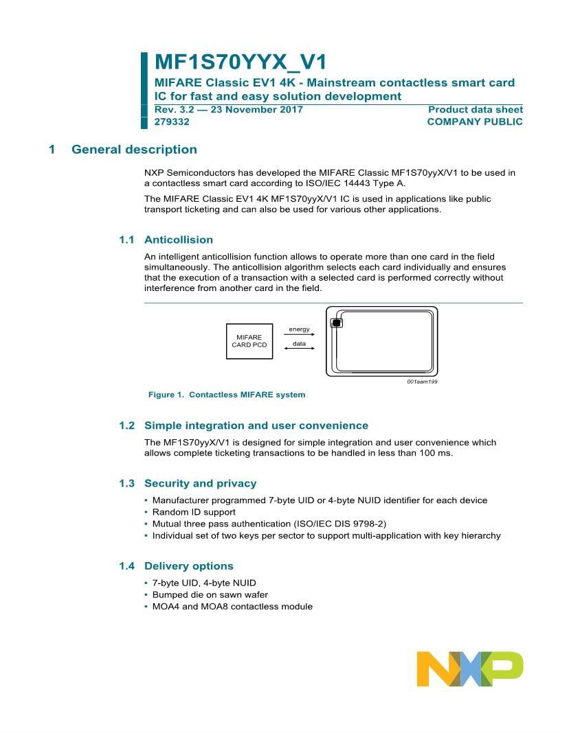 MIFARE Classic EV1 4K Mainstream Contactless Smart Card IC, 41% OFF