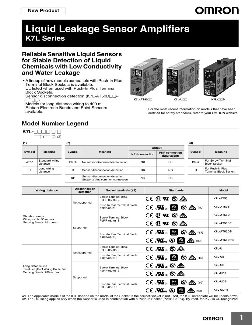 Liquid Level Sensors Datasheets Mouser