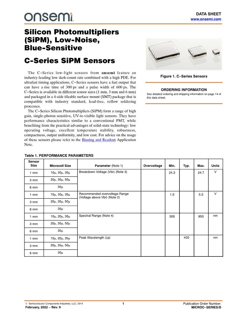 Photodiode Arrays Photodiodes Datasheets Mouser
