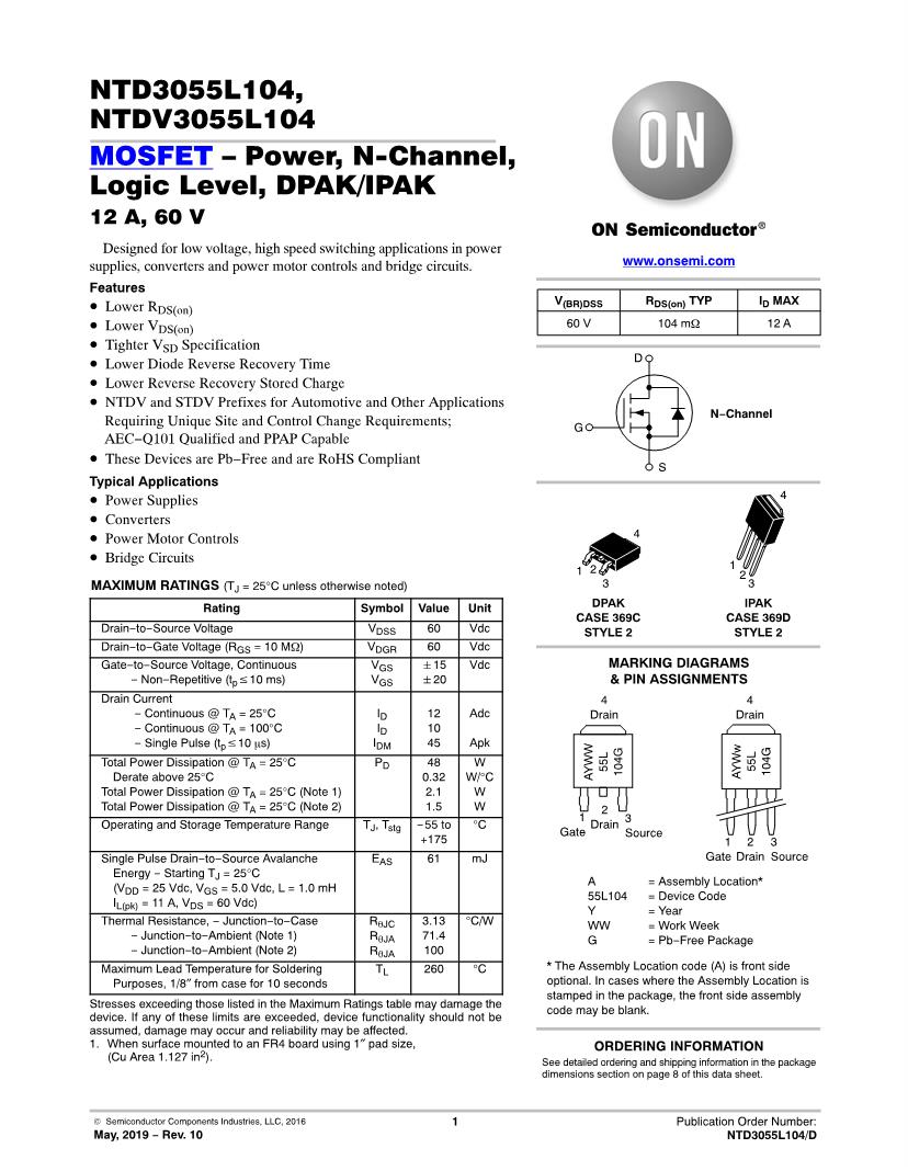 MOSFET Semiconductors Datasheets – Mouser