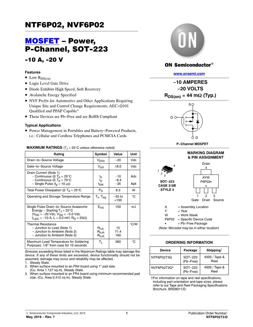 MOSFET Semiconductors Datasheets – Mouser