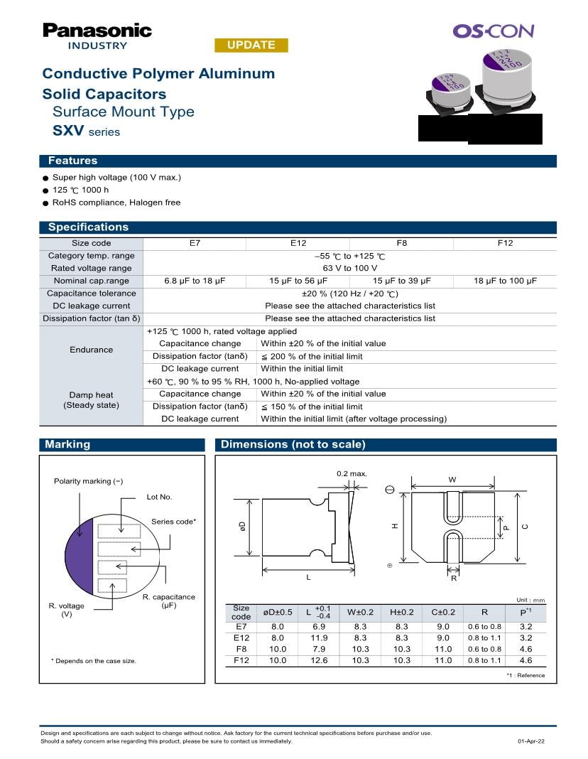 Capacitors Datasheets Mouser