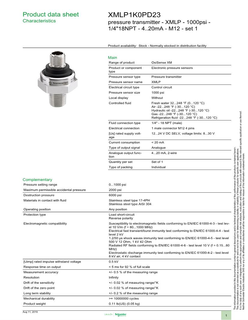 techo Detector Abuelo pressure sensor datasheet Grabar casual Economía