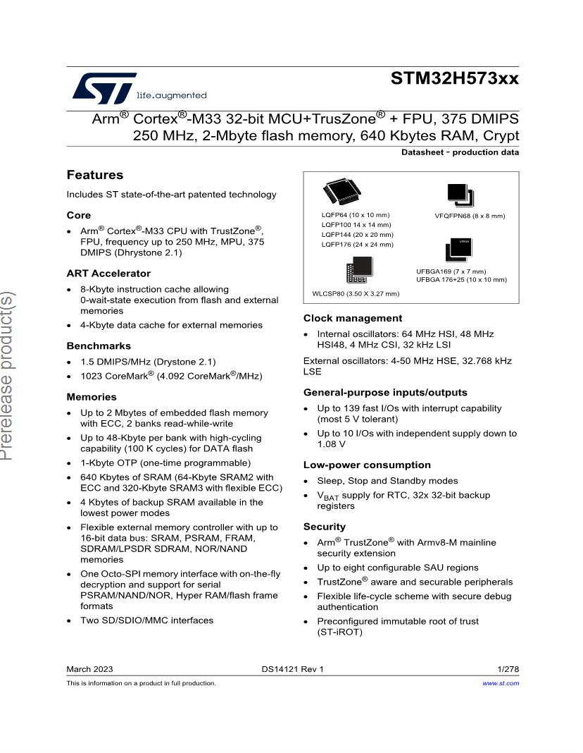 Chapter 10 Vendor: STM32  Embedded Systems Security and TrustZone