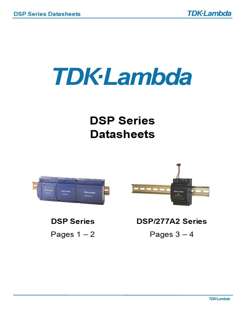 TDKLambda Power Supplies Datasheets Mouser