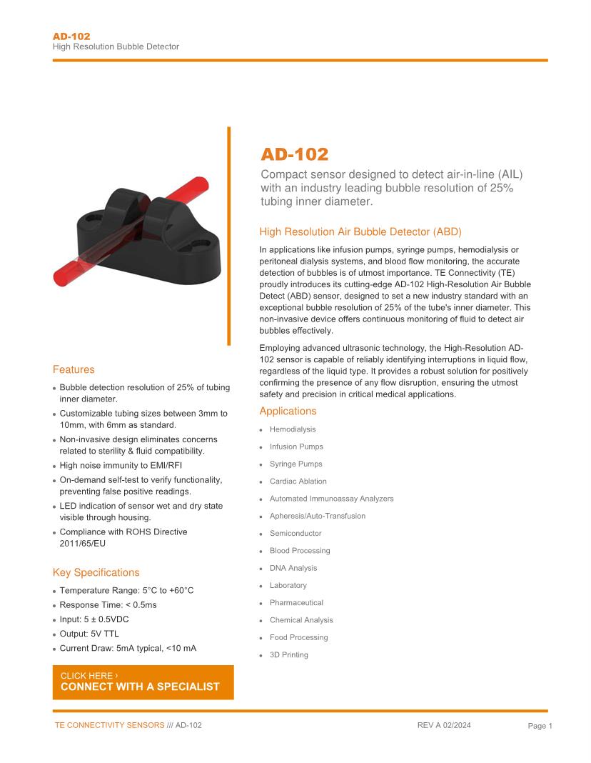Industrial Sensors Datasheets – Mouser