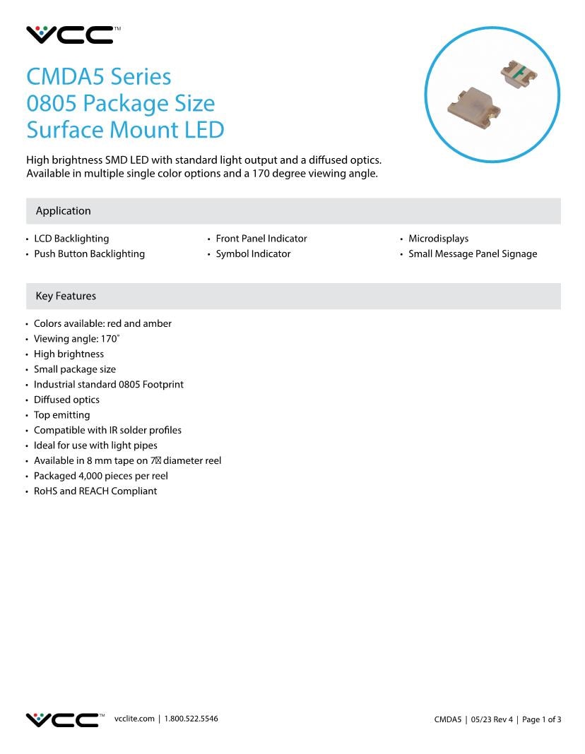 0805 Red Led Datasheet Wholesale Savings