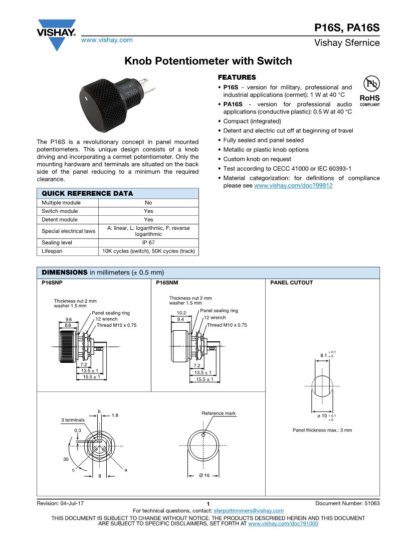 P103 Potentiometer Pinout motosdidac.es