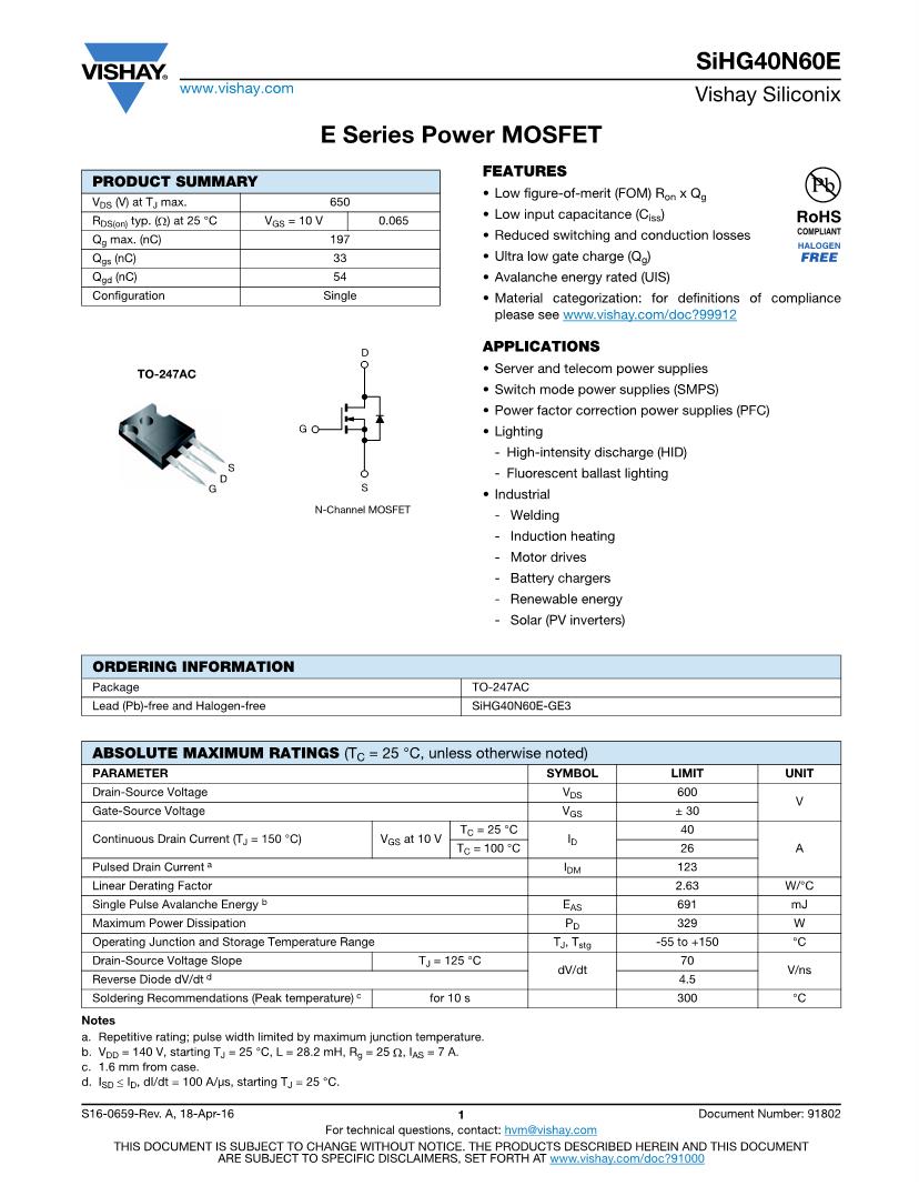 G40N60 DATASHEET PDF
