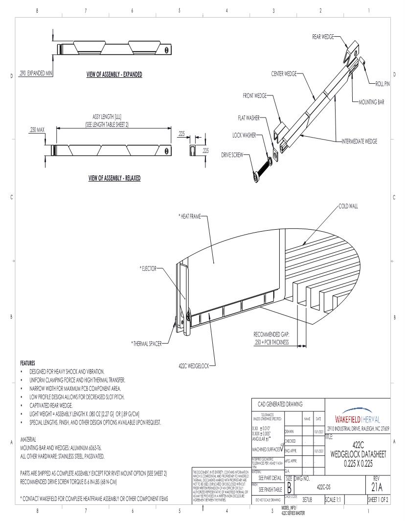 Datasheet for Manufacturer: Wakefield-Vette