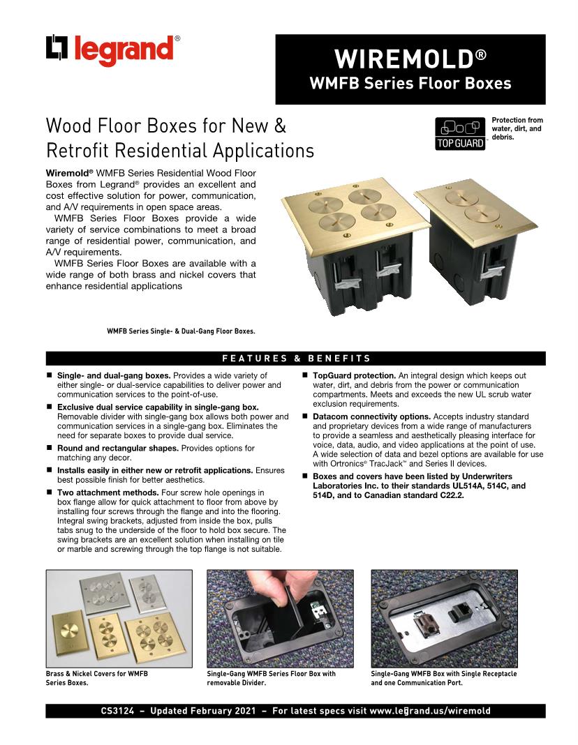 Residential Floor Boxes PDC Offers Safety Conscious Stainless Floor