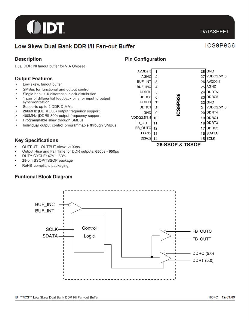 Clock & Timer ICs Datasheets Mouser