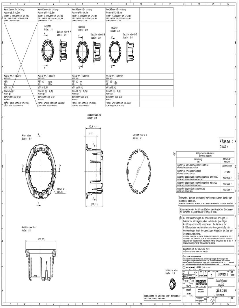 KOSTAL Connectors Datasheets Mouser