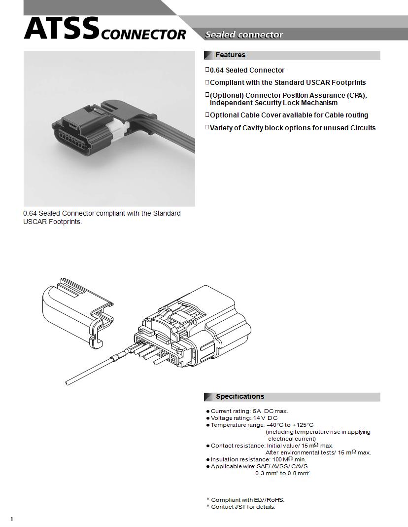 JST Connectors Datasheets Mouser