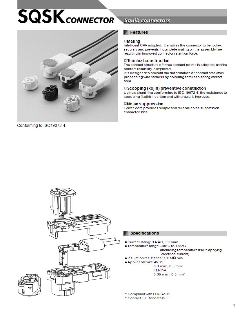 JST Connectors Datasheets Mouser