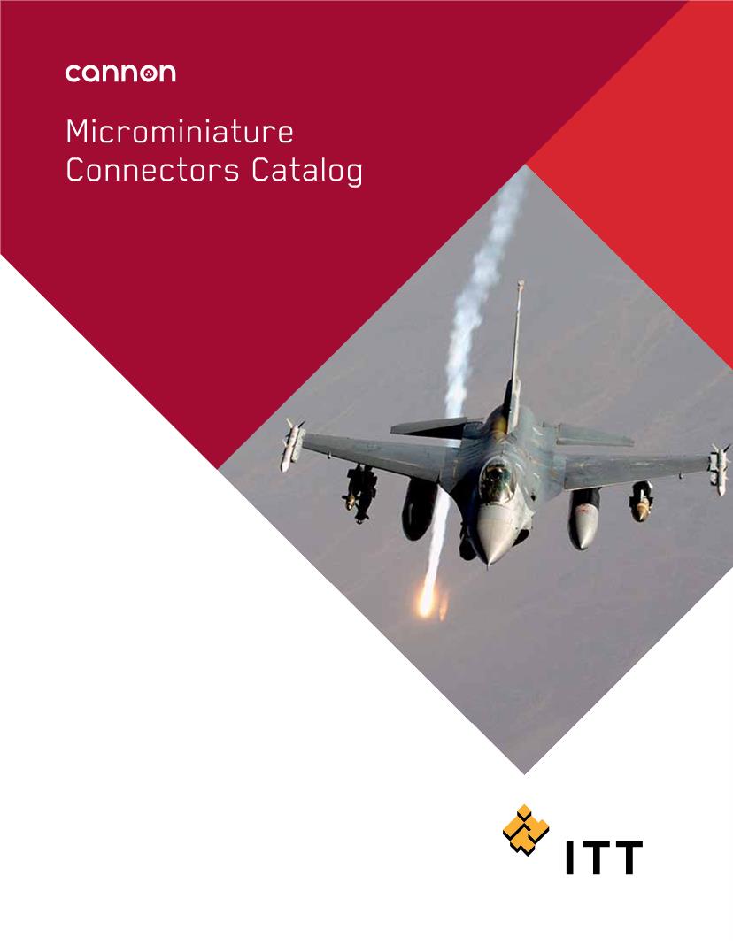 ITT Cannon DSub MicroD Connectors Datasheets Mouser
