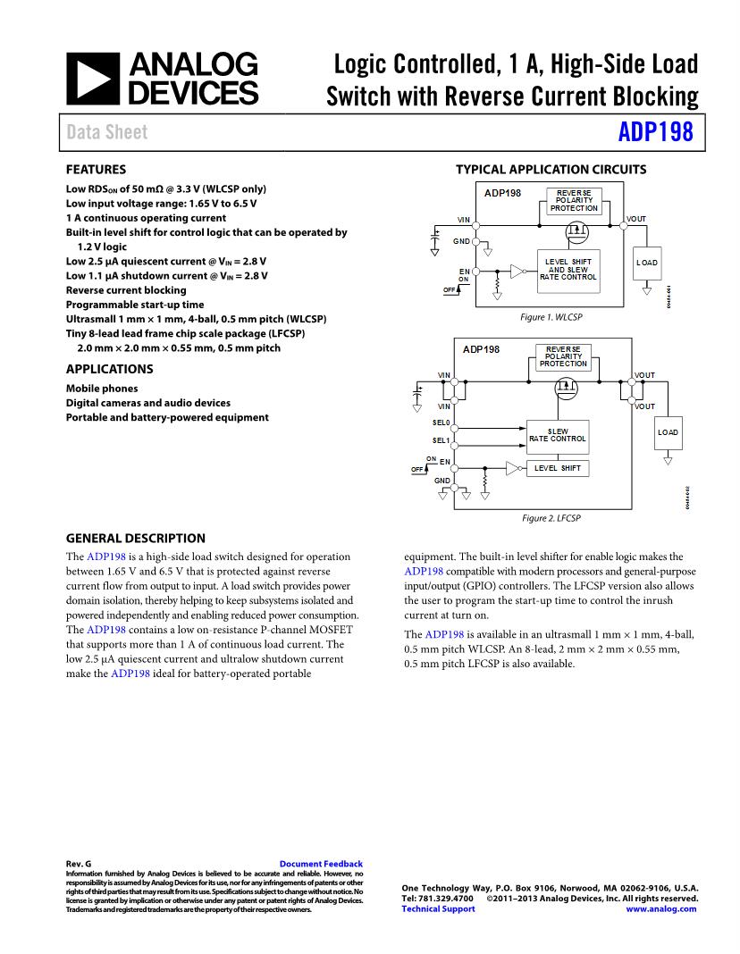 Analog Devices Inc. Switch ICs Mouser