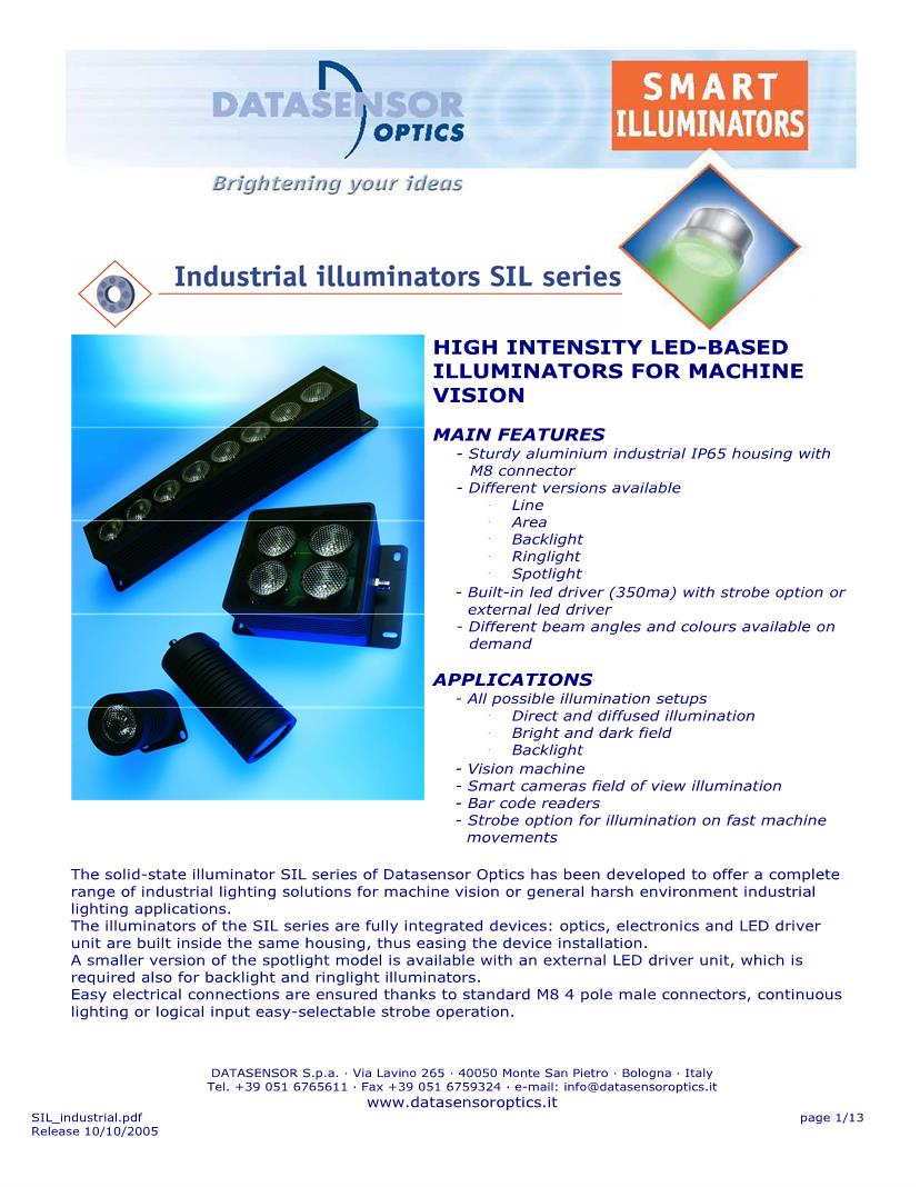 Industrial Lasers Datasheets Mouser