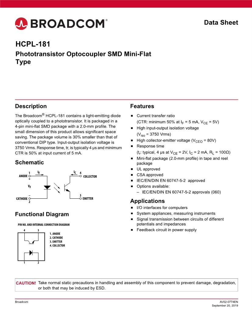 PC817 Optocoupler Pinout, Datasheet, Equivalent, Features, 53 OFF