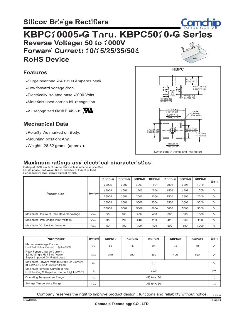 Kbpc5010 Wiring Diagram from www.mouser.com