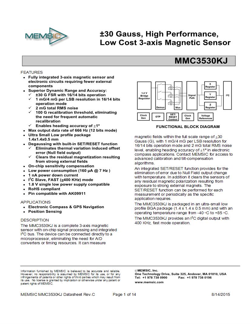 3Axis Board Mount Hall Effect / Sensors Datasheets Mouser