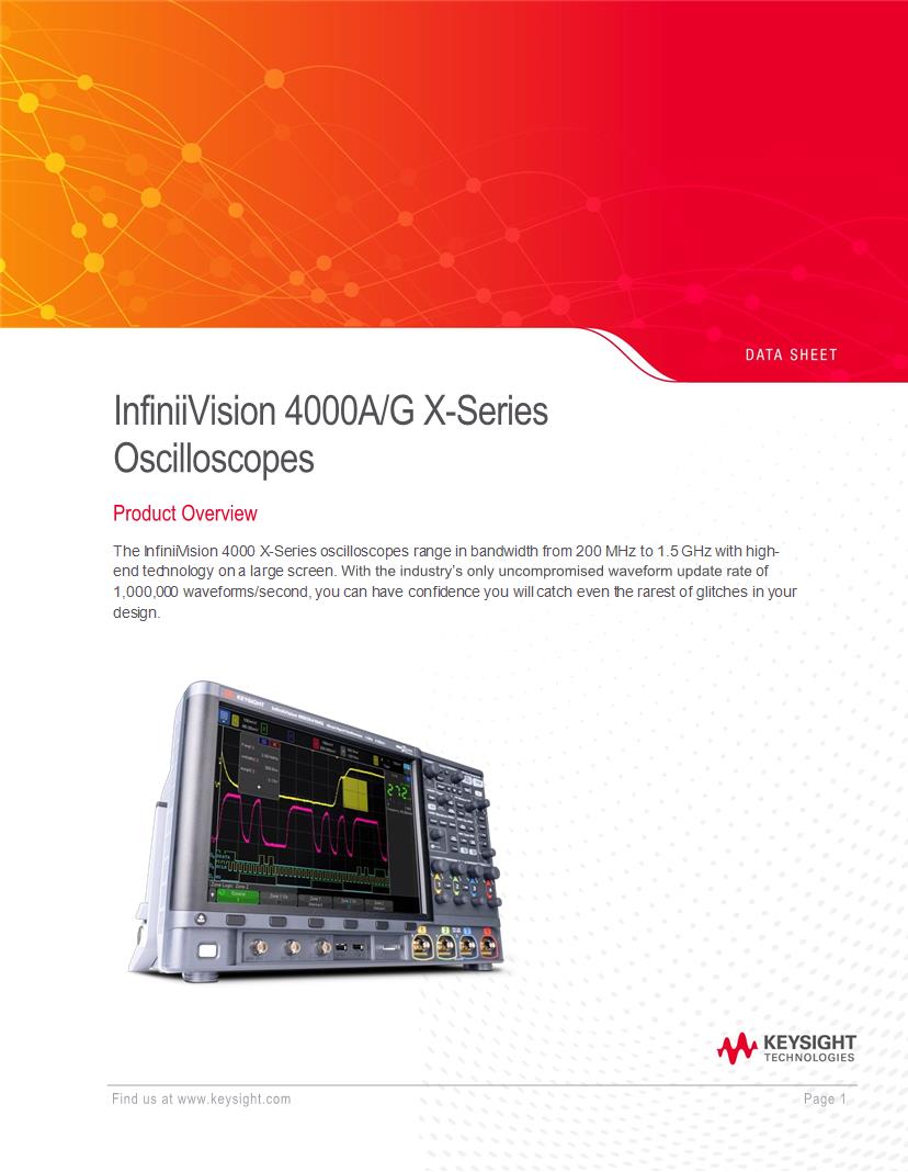 Serial Bus Options for InfiniiVision X-Series Oscilloscopes