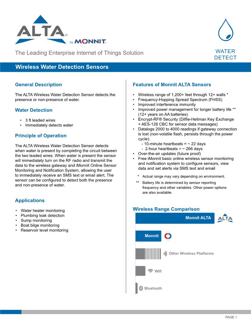 Water Level Sensor Datasheet at Ada Tawney blog