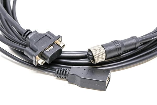 M12-12P to VGA & USB cable