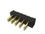 Power to the Board 2.5mm pitch vertical header 5pos gold flash