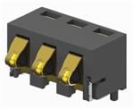 Power to the Board 2.5mm pitch right angle 3pos gold flash 0.7mm working height