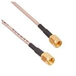 RF Cable Assemblies SMA STR/SMA STR PLG RG-316 CBL 0.25 MET