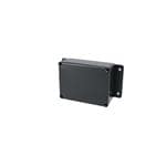 Enclosures, Boxes & Cases Econobox Diecast Aluminum Box with Mounting Bracket Black (4.3 X 1.8 X 3.3 In)