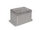Enclosures, Boxes & Cases IP68 NEMA 6P Box with Clear Cover and Mounting Brackets (4.5 X 3.5 X 3.2 In)