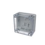 Electrical Enclosures IP65 NEMA 4X Box with Clear Cover (4.7 X 4.7 X 2.4 In)