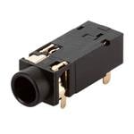 Phone Connectors Audio Jack, 3.5mm, Through Hole, 3 Conductors, 1 Switches
