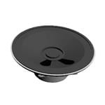 Speakers & Transducers speaker, 50 mm round, 18.5 mm deep, paper, 250 mW, 8 ohm, 430 Hz, solder eyelets