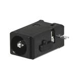 DC Power Connectors power jack, 1.65 x 4.4, horizontal, Mid SMT High Current, 1 switch, T&R package